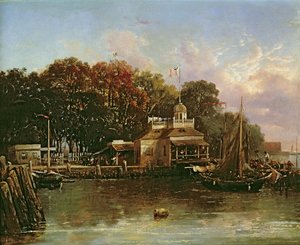 Het Barge Office van de Verenigde Staten door Regis Francis Gignoux